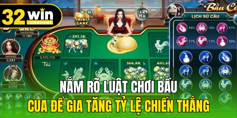 Nắm rõ luật chơi Bầu Cua để gia tăng tỷ lệ chiến thắng
