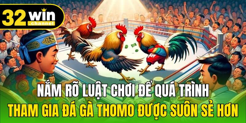 Nắm rõ luật chơi để quá trình tham gia đá gà Thomo được suôn sẻ hơn